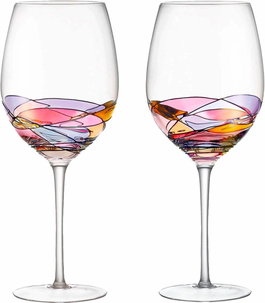 painted wine glasses